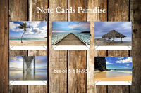 Paradise Note Cards