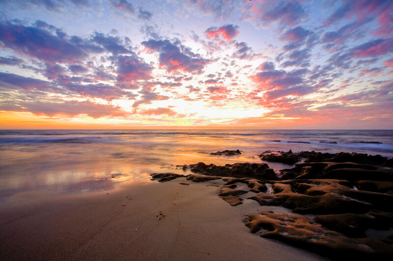 Beach photography La jolla. print