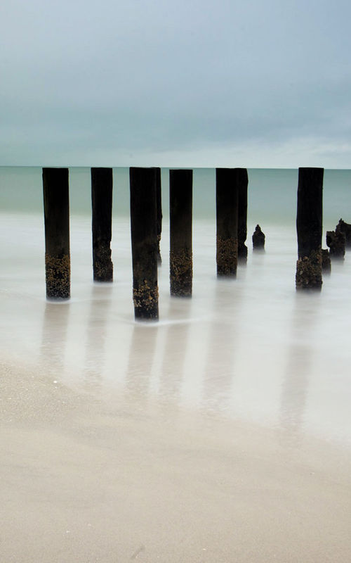 Naples Florida Pier Storm print