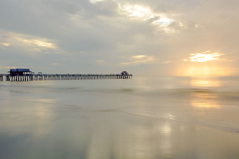 Naples, Florida Pier Sunset print