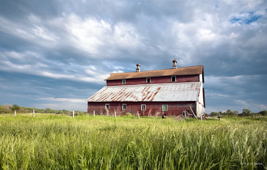Wahoo's Pride It's so easy to get drawn into barns because each one has some it's own story. The contrast between the blues in the sky, lime...
